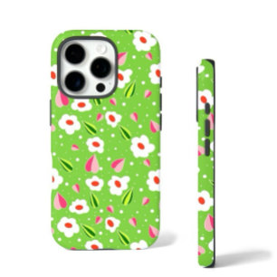 Floral patroon iPhone 16 pro hoesje