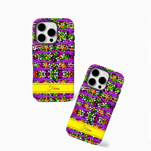 Floral patroon Case-Mate iPhone case