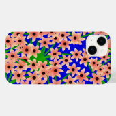 Floral patroon Case-Mate iPhone case (Achterkant (horizontaal))