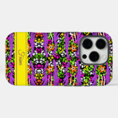 Floral patroon Case-Mate iPhone case (Achterkant (horizontaal))