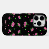 Floral patroon Case-Mate iPhone case (Achterkant (horizontaal))