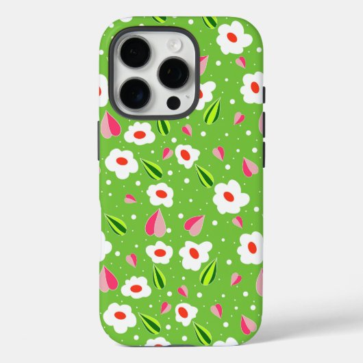 Floral patroon Case-Mate iPhone case (Achterkant)