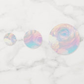 Floral patroon confetti (Achterkanten)