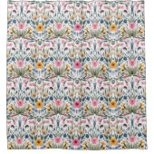 Floral patroon douchegordijn (Voorkant)