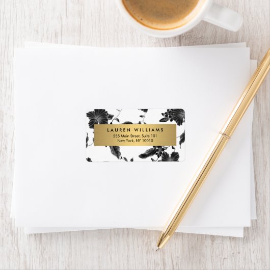 floral patroon etiket (Insitu)