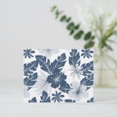 Floral patroon feestdagenkaart (Staand voorkant)