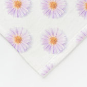 Floral patroon fleece deken (Hoek)