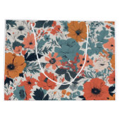 Floral patroon groot cadeauzakje (Achterkant)