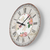 Floral patroon grote klok (Hoek)