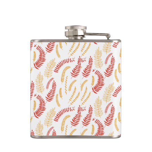 Floral patroon heupfles (Achterkant)