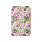 Floral patroon in retro-stijl 2 badmat (Voorkant Verticaal)