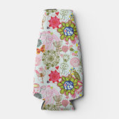 Floral patroon in retro-stijl 2 flesjeskoeler (Voorkant)