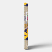 Floral patroon in retro-stijl 3 Case-Mate iPhone case (Achterkant / Links)