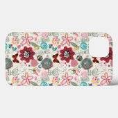 Floral patroon in retro-stijl 5 Case-Mate iPhone case (Achterkant (horizontaal))