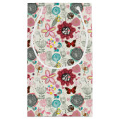 Floral patroon in retro-stijl 5 klein cadeauzakje (Achterkant)