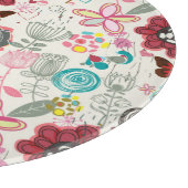 Floral patroon in retro-stijl 5 snijplank (Hoek)