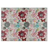 Floral patroon in retro-stijl 5 snijplank (Voorkant)