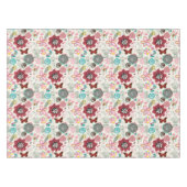 Floral patroon in retro-stijl 5 tafelkleed (Voorkant (Horizontaal))