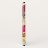 Floral patroon in retro-stijl Case-Mate iPhone case (Achterkant/links)