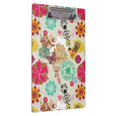 Floral patroon in retro-stijl klembord (Rechts)
