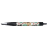 Floral patroon in retro-stijl pen (Voorkant)