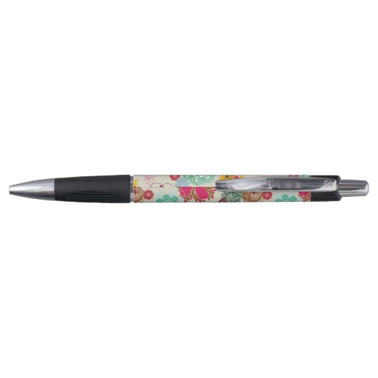 Floral patroon in retro-stijl pen (Achterkant)