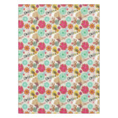 Floral patroon in retro-stijl tafelkleed (Voorkant)