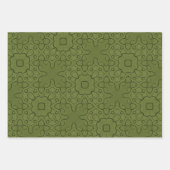 Floral patroon inpakpapier vel (Voorkant)