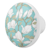 Floral patroon keramische knop (Rechts)