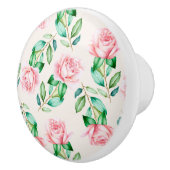 Floral patroon keramische knop (Rechts)