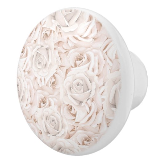 Floral patroon keramische knop (Rechts)