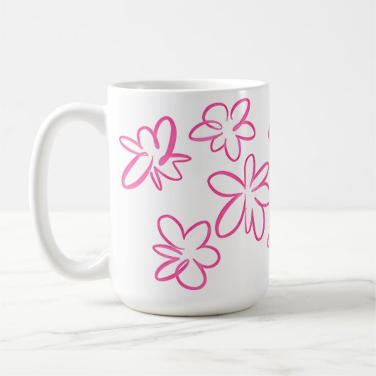 Floral patroon koffiemok (Links)
