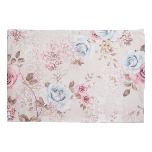 Floral patroon kussensloop (Achterkant)