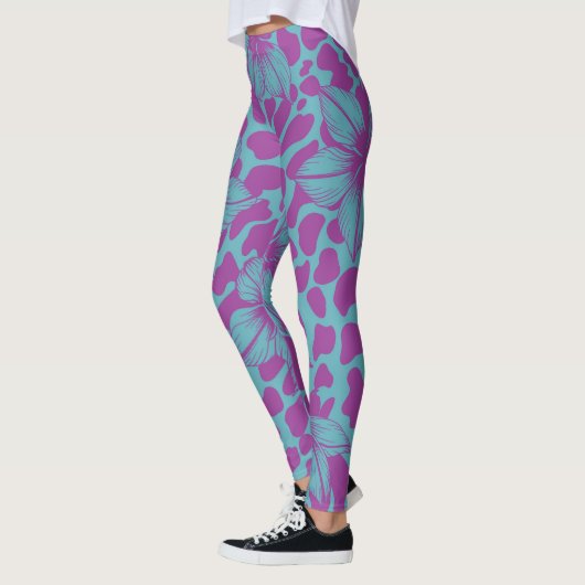 Floral patroon leggings (Links)