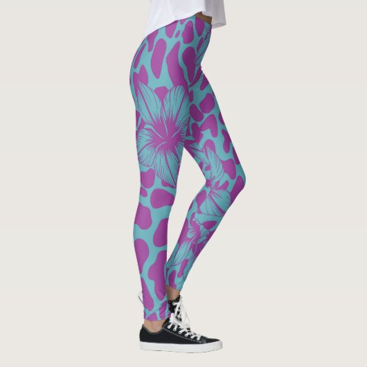 Floral patroon leggings (Rechts)