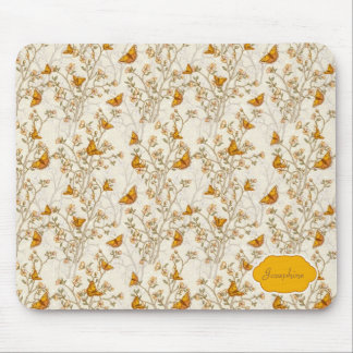Floral Patroon met Butterflies Muismat
