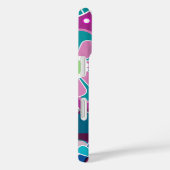 Floral Patroon met naam terugkeren Case-Mate iPhone Case (Achterkant / Rechts)