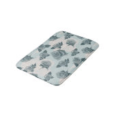 Floral patroon met roos badmat (Gekanteld)