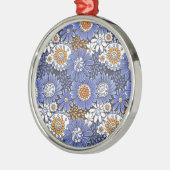 Floral patroon metalen ornament (Links)