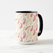 Floral patroon mok (Voorkant rechts)