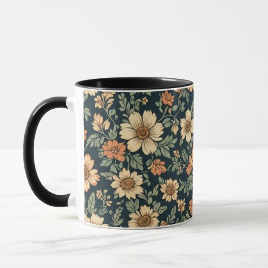 Floral  patroon mok (Links)