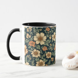 Floral patroon mok