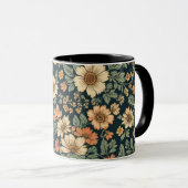 Floral  patroon mok (Voorkant rechts)