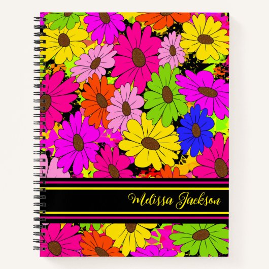 Floral patroon notitieboek (Voorkant)