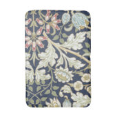  Floral Patroon op blauw Badmat (Voorkant Verticaal)