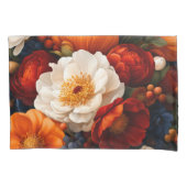 Floral Patroon Pair Standaard Kussensloop (Voorkant-Links)