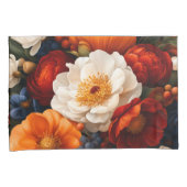 Floral Patroon Pair Standaard Kussensloop (Voorkant-Rechts)