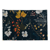 Floral Patroon Pair Standaard Kussensloop (Achterkant-Rechts)