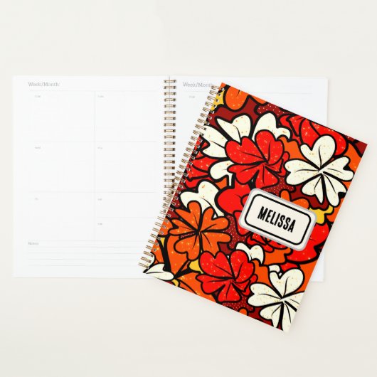 Floral patroon planner (Display)