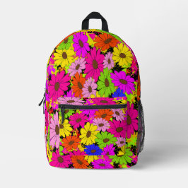 Floral patroon plunjezak bedrukte rugzak